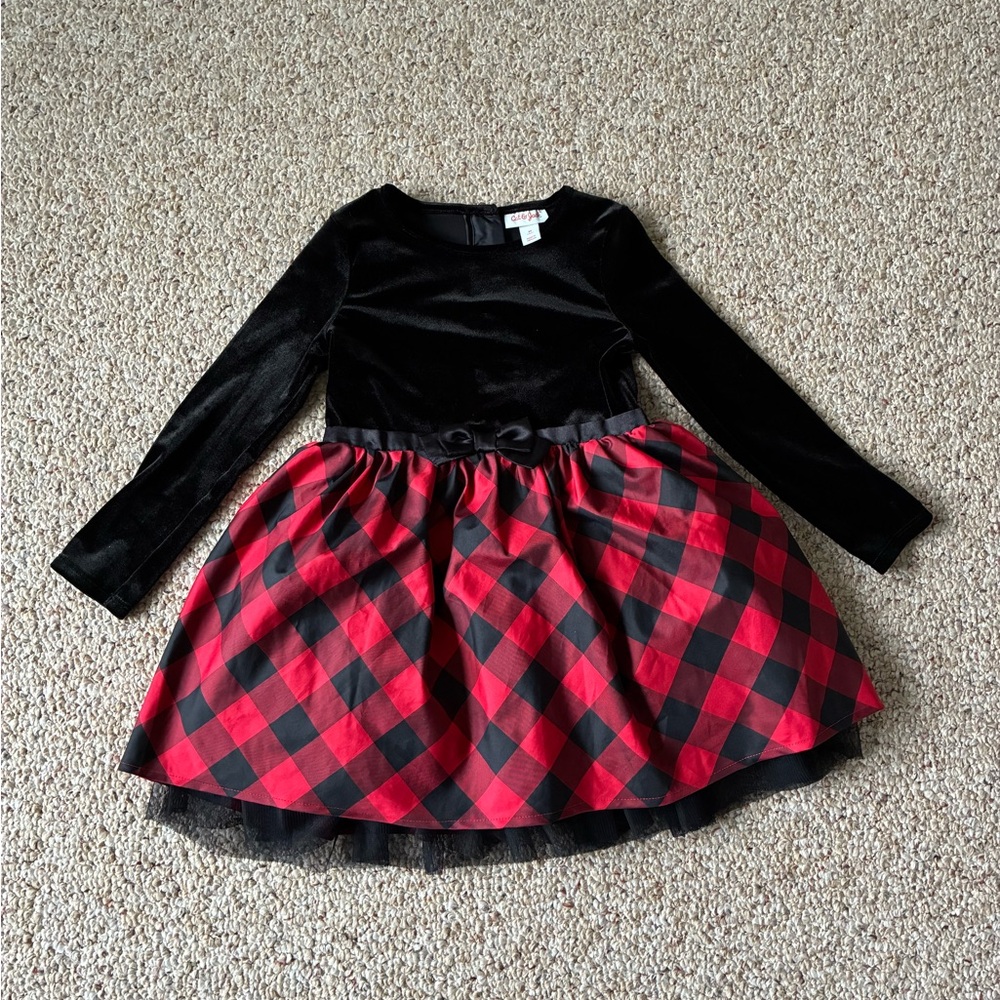 Girls 5T Cat & Jack Holiday Christmas Dress